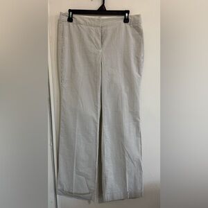 Jcrew Seersucker Wide Leg Pants Women's Favorite Fit Size 6